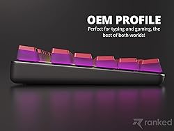 Ranked Pudding PBT Keycaps | 112 Double Shot