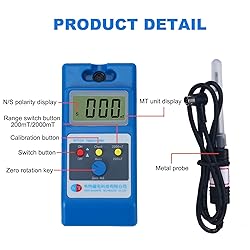 Homend LCD Gaussmeter Tesla Meter WT10A Surface