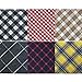 Blaoicni Dog Bandanas Pet Scarf Cute Plaid Triangle Scarf for Puppy Cat Kitten and Other Animals(6 Pack)