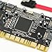QNINE 4 Ports PCI SATA Raid Controller Internal Expansion Card with 2 Sata Cables, PCI to SATA Adapter Converter for Desktop PC Support HDD SSD