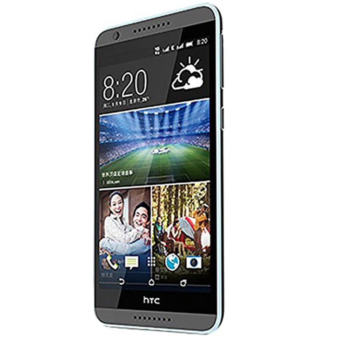 HTC Desire 820U 5.5 inch Android 4.4 64bit Octa Core MSM8939 13.0 MP Dual  Sim Multi-language Unlocked 4G LTE Smartphone (Grey) - International  Version No ...