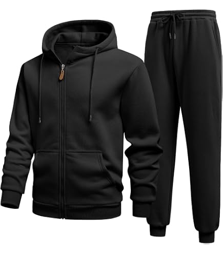 Hakjay Sweatsuits for Men 2 Piece Hoodie Men's Jogging Tracksuit