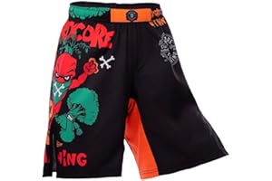 Hardcore Training Kids Boxing Active Shorts BJJ Fitness Running Workout Exercise Sport Clothing Multiple Colours
