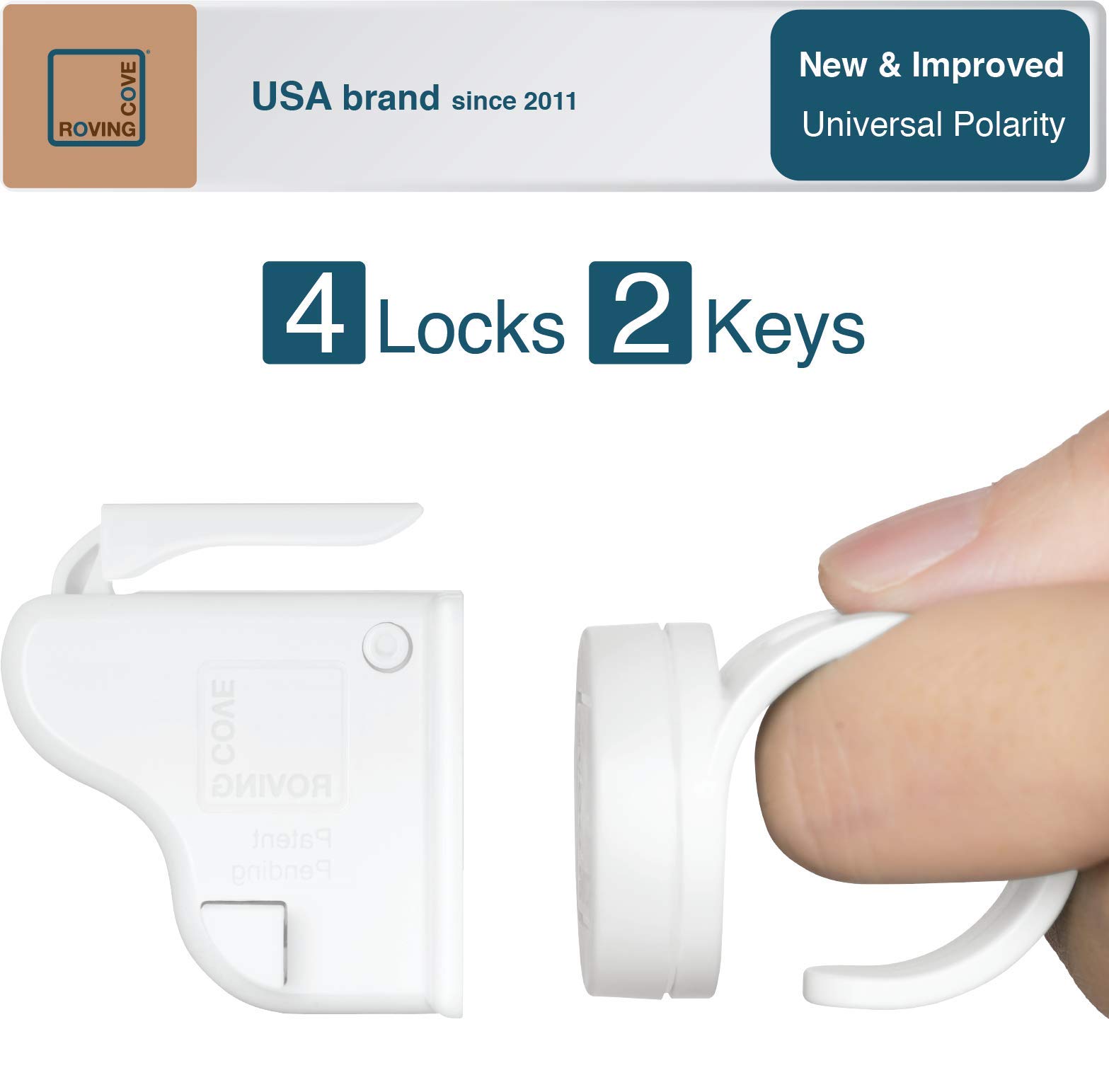 roving cove magnetic cabinet locks