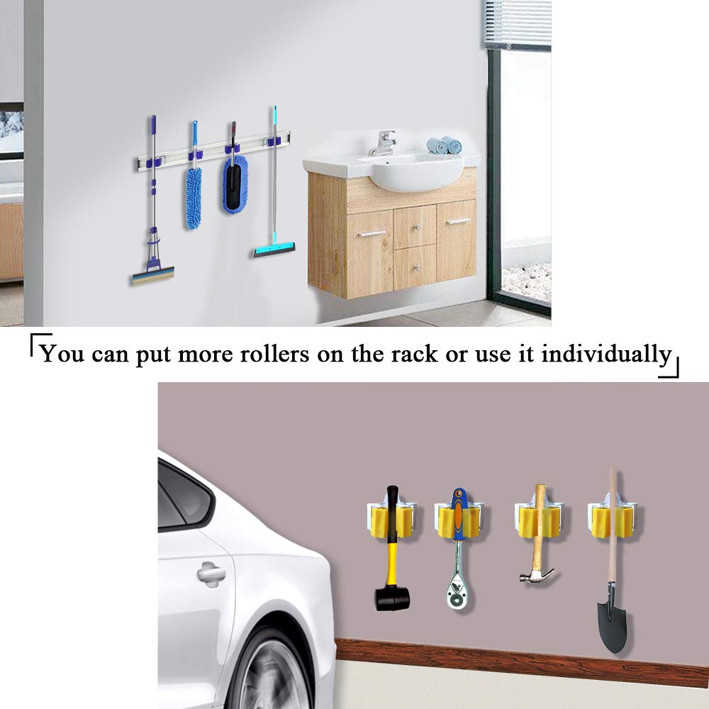 Baño Balcón Habitación y Pat Garajes 3-H Colgador de Escobas Colgador y