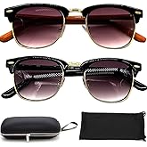 Nearsighted Myopia Driving Distance Shortsighted Glasses for Men Women Storage Case 2-Pair