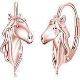 Horse Earrings for Women 925 Sterling Silver Horse Earrings Kentucky Derby Jewelry Gifts for Women