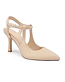 Coutgo Womens High Heels Pointed Toe Ankle Strap