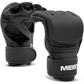 Meister [Critical] 4oz MMA Gloves for Striking &amp; Grappling w/Pre-Curved Nemeios Leather