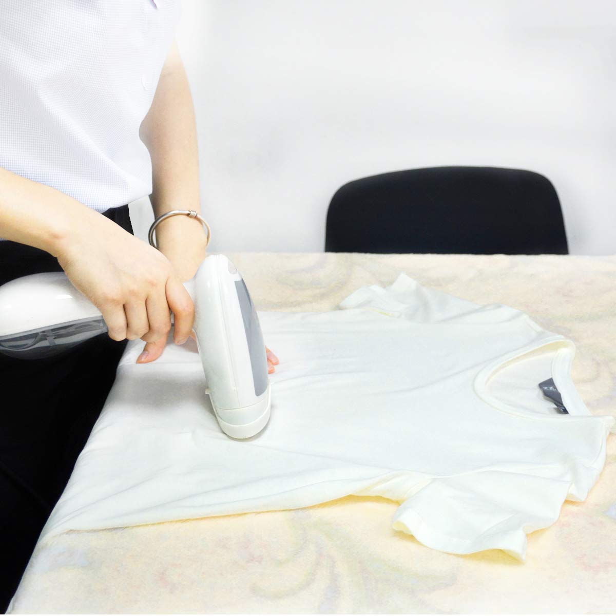 TEQStone Défroisseur Vapeur Voyage Portable, 1500W Fer à Repasser 25sec Chauffe Rapide de Supprime les rides et stérilise avec, Lissage Vertical/Horizontal Générateurs pour Maison et Voyage