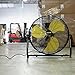 Master Professional High Velocity Floor Fan, 20-inch, 3 Speed, 4,800 CFM, OSHA Compliant - MAC-20F