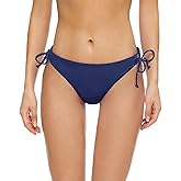 Bellecarrie Women's Tie Side Bikini Bottoms Mid Rise String Bathing Suits Bottom…