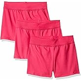 Hanes Little Girls' Jersey Short (Pack of 3)