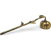 AIM &amp; GGKK Candle Snuffer, Candle Snuffer Extinguisher with Long Handle,Retro Style Wick Flame Snuffer for Putting Out Candle Flame Safely,Pumpkin Candle Snuffers Accessory for Candle Lovers