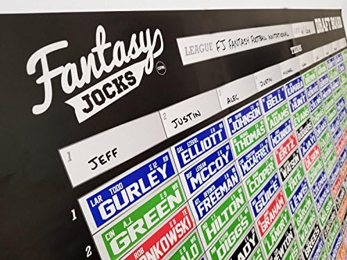 2019 Fantasy Football Draft Board Kit - 16 Team