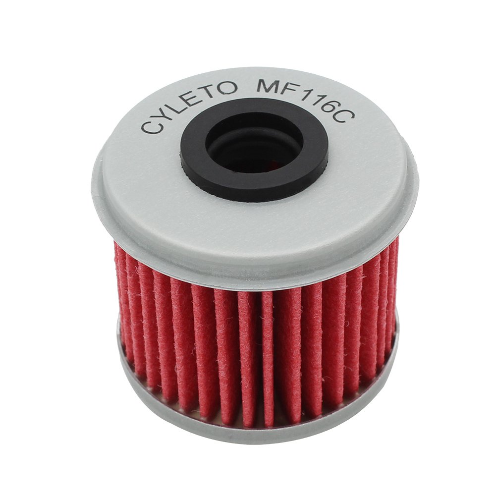 Cyleto Oil Filter for Honda CRF450R CRF450 R CRF 450R 2002-2016 CRF450X CRF 450 X 2005-2009 2012-2016 TRX450ER 450 2006-2009 2012-2014