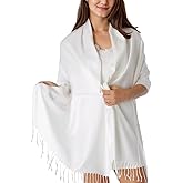 Achillea Soft Silky Pashmina Scarf for Women – Shawl Wrap for Evening Dresses, Bridesmaids, Weddings & Everyday Wear