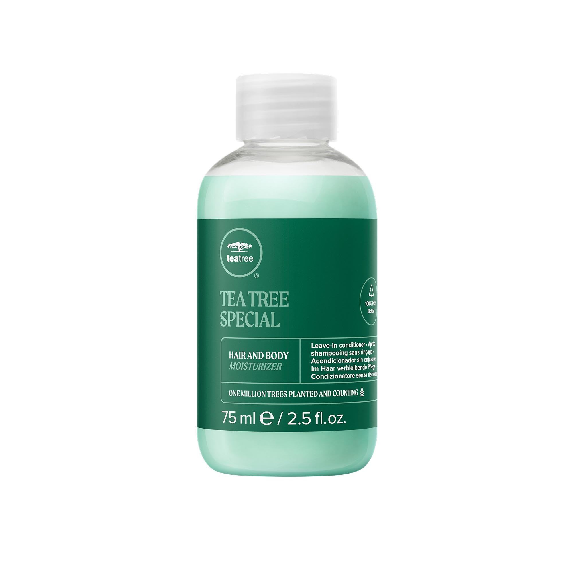 Photo 1 of Tea Tree Hair and Body Moisturizer Leave-In Conditioner, Body Lotion, After-Shave Cream, For All Hair + Skin Types, 2.5 fl. oz.