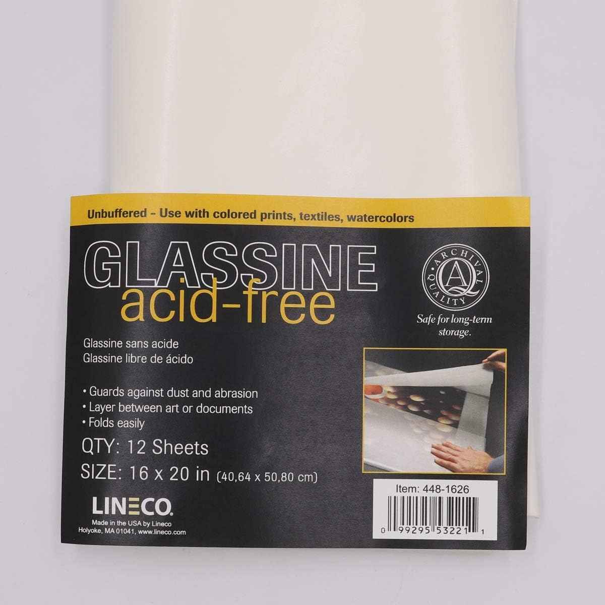 Lineco Glassine Papier 12 Vellen 40 5 Cm X 51 Cm Amazon Nl