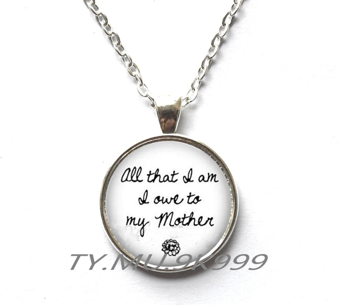 to my beautiful mother necklace