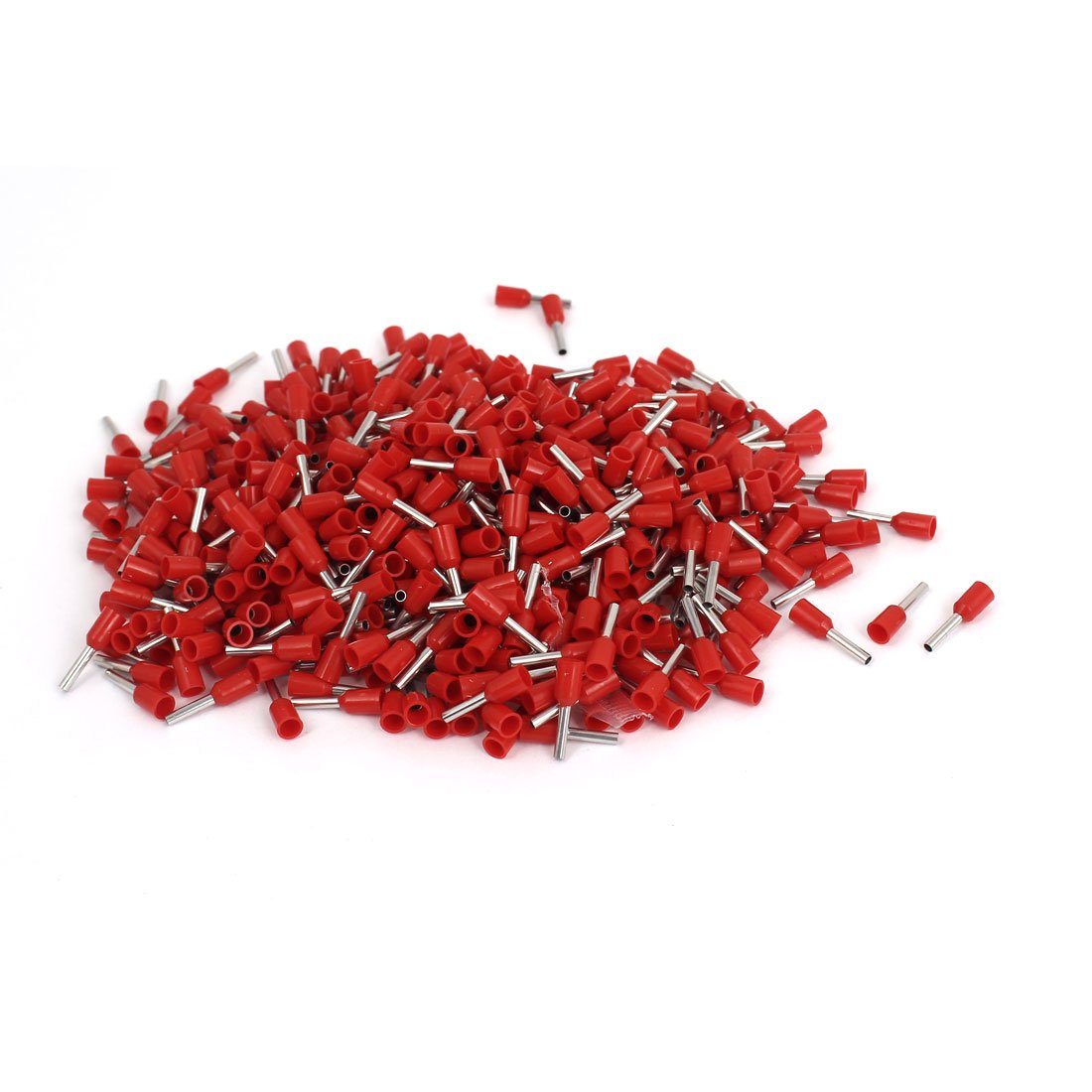 sourcingmap Cable E1008 18 AWG Pre Insulating Ferrules Terminals 510 Pcs Red