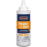 Farnam Wonder Dust Wound Powder, Blood Coagulant for Horses and Show Stock, for Use on Proud Flesh, Granulated Tissue, 4 Ounc