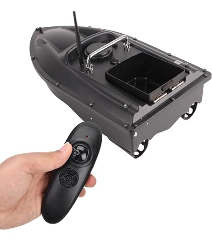 Leurre De Pêche Télécommandé Avec LED - Portée 600m, Appât Automatique Et Détecteur De Poissons