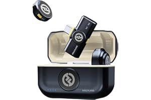Hollyland Lark M2 Wireless Microphone for iPhone17/16/15 & Androids, 1000ft Range, Hi-Fi Audio, Noise Cancelling, 30H Battery