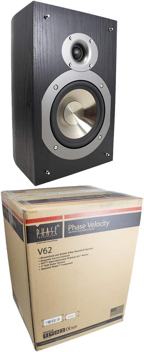 phase technology bookshelf speakers