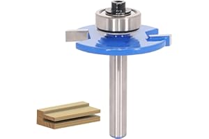 10# Biscuit Joiner Router Bit 1/4 Inch Shank, Biscuit Joint Slot Cutter Router Bit, Wood Biscuit Cutter for Joinery, Woodwork