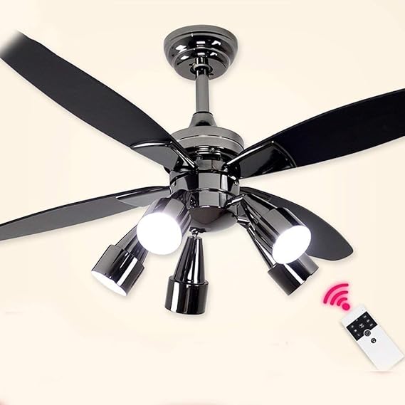 AOLI Araña de iluminación Ventilador de Techo Simple Ventilador Moderno