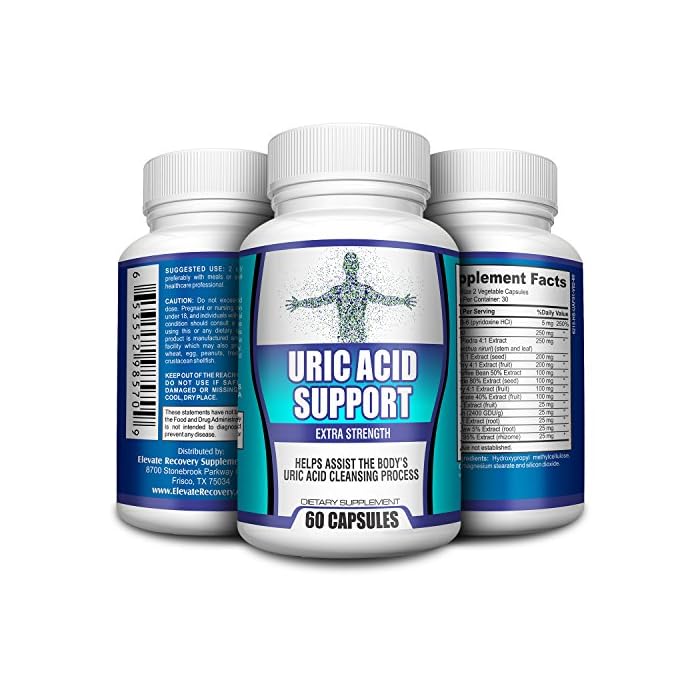 Buy Uric Acid Support Supplement Cleanse (Allin1 Formula) with 14