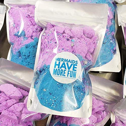 Bath Bomb Crumbles. Mermaid Bath Fizzy. Resealable Pouch