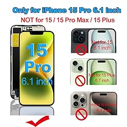 Fixerman for iPhone 15 Pro Screen Replacement 6.1
