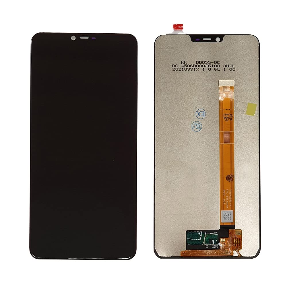 Smartex® LCD Display compatible with Oppo A3s (CPH1803) - Black