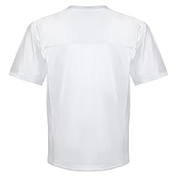 Aumudle Men Blank Plain Football Jersey Practice