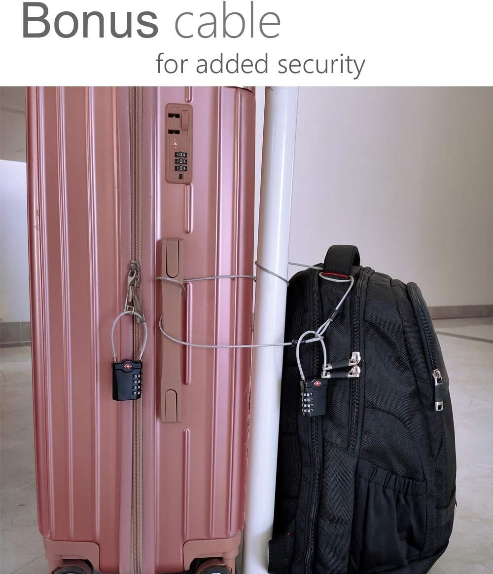 Sangle De Valise Réglable Navaris - Sécurité Bagage En Croix Pour Voyage Avion Train