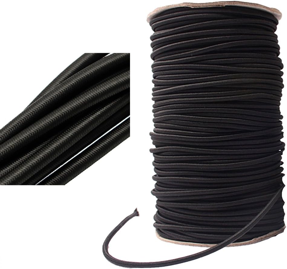 (Width from 2MM to 12MM) Elastic Rope Elastic Cord String DIY Jewelry Making Thread Bungee Cord Widely Used for Tents Hand Bags Luggage (8MM x 10Meters)