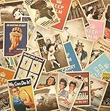 ZIOOER Vintage Retro Old Posters Travel Assembly Postcards for Worth Collecting, 32 PCS 1 Set