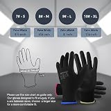 Rainberg Safety Gloves Pack 12 Pair Medium PU Non-Slip Grip Garden DIY Workwear view 5