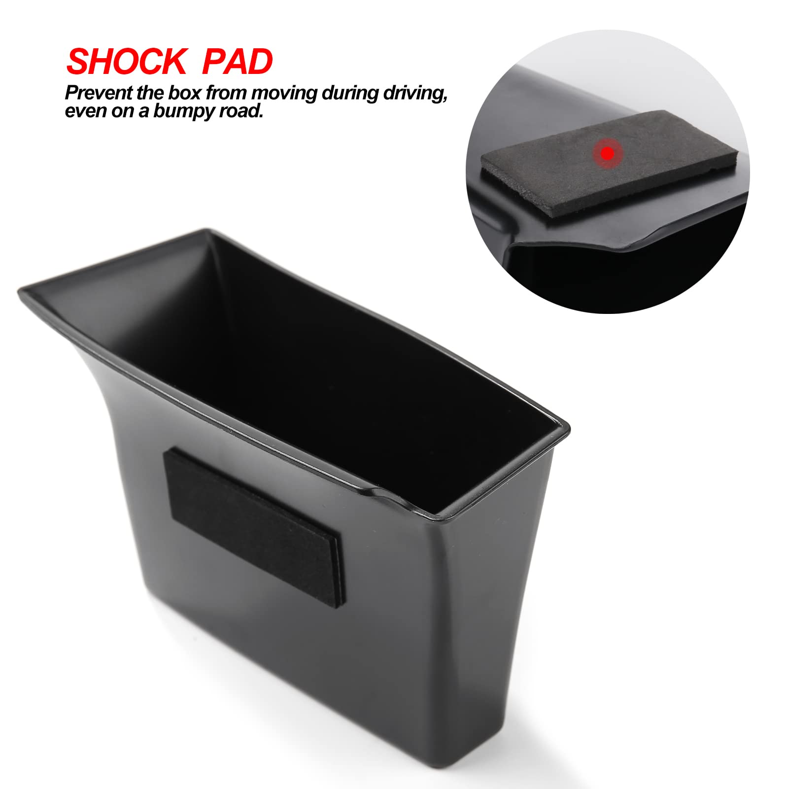 4pcs Compatible with Mazda 3 CX-30 2025 2024 2023 2022 2021 2020 Accessories Car Door Grab Handle Pocket Armrest Box Armrest Cover Storage Organizer Tray
