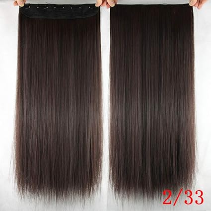 Dddmmm 60cm Longue Couleur Femmes Cheveux Droite Noir à Gris