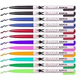 Xeno Shinzi Katoh Mon peluche 0.38 Mm Slim Ball Point Pen Box (Pack of 12) 9 Color Mix
