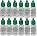 PuriTEST Brand 12 Bottles 14K Gold Tester Acid Karat Testing Liquid Jewelry Metal Test Solution Purity Testing Acids 1/2 OZ Bottles