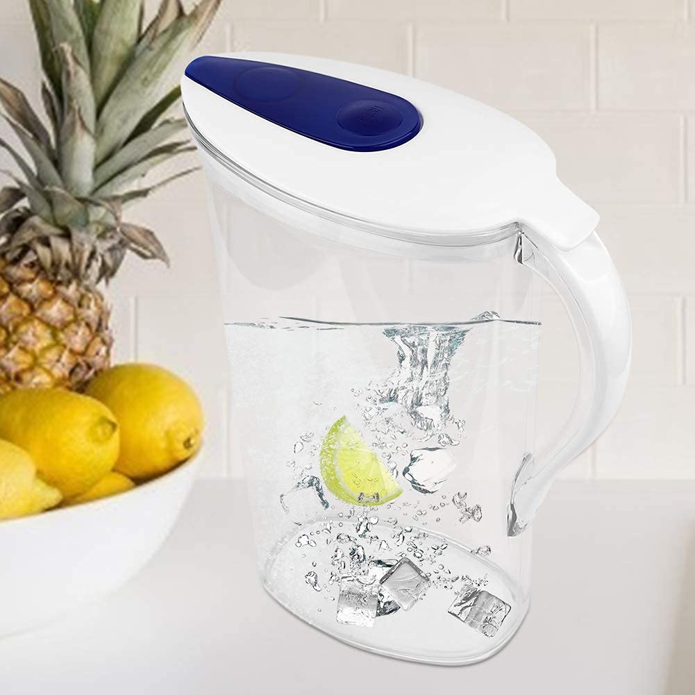 68oz Plastic Water Pitcher with Lid, Large Capacity Water Jug for Juice Mixed Drinks Tea