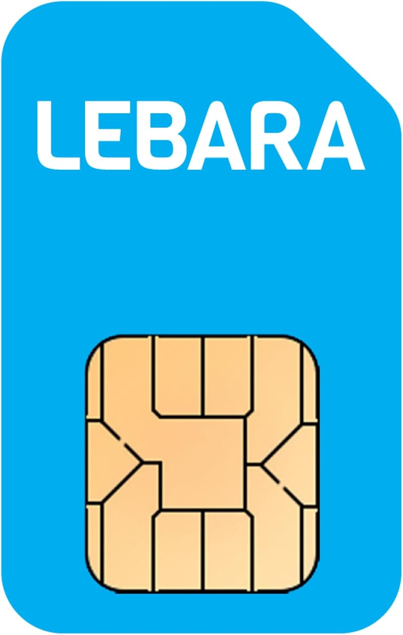 Lebara UK Pay As You Go SIM Card 20GB Data Unlimited UK Minutes Texts 100 Intl