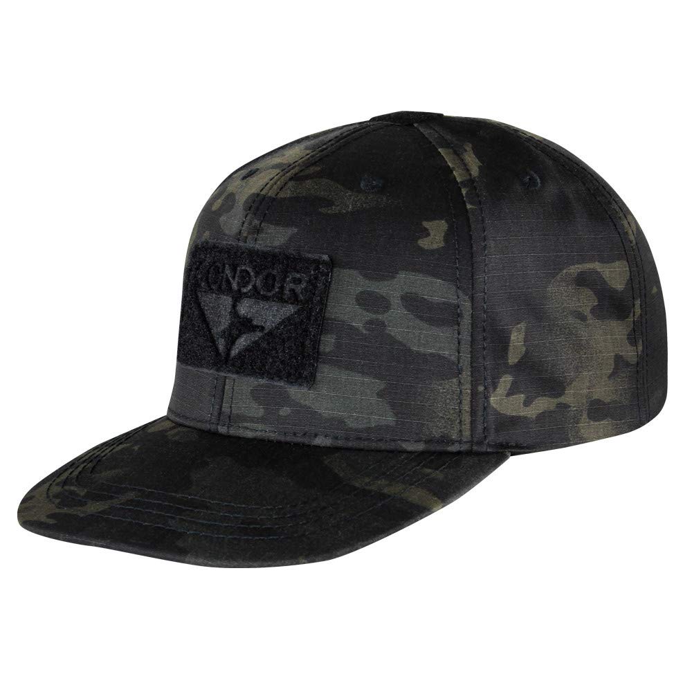 multicam flat bill hat