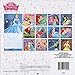 2018 Licensed Characters 12- Month Wall Calendars, 10x10 in. (Disney Princesses)