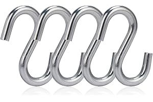 S Hooks Heavy Duty Hammock S Hooks Galvanized Hooks M8 8x70mm (4 Pcs)