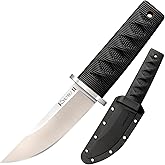 Cold Steel Kyoto II 3-3/8" Durable Compact 8Cr13MoV Stainless Steel Fixed Blade Drop Point Outdoor Hunting Utility Knife, 3 3/8" Textured Kray-Ex Handle, Sheath Included